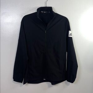 Adidas Women's Black Half-Zip Jacket